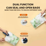 2-in-1 Sealer & Cutter | Portable Rechargeable Food Packet Sealer for Kitchen & Travel