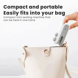 2-in-1 Sealer & Cutter | Portable Rechargeable Food Packet Sealer for Kitchen & Travel