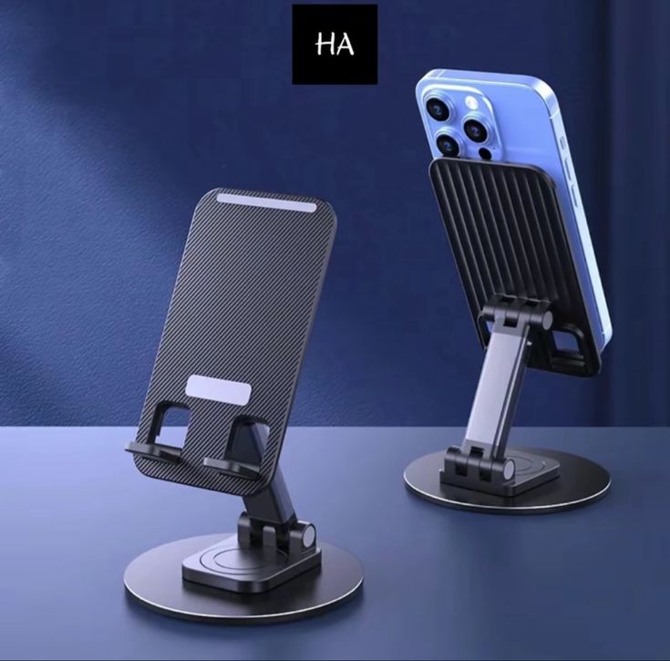 Rotating Foldable Mobile Stand – Height & Angle Adjustable Phone Holder for Desk (1 Pc)